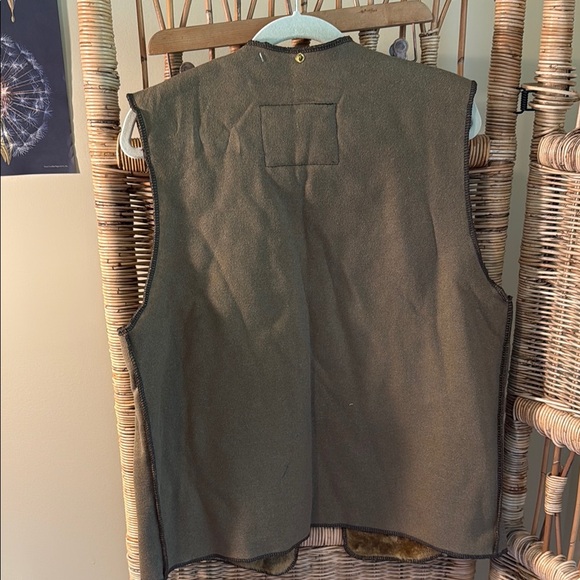 Barbour Tan Faux Fur Gilet - Picture 6 of 7